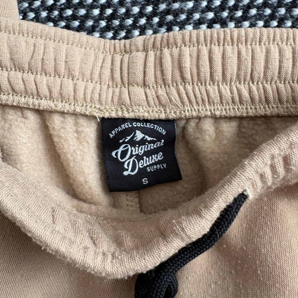 Original Deluxe Beige Jogger Pants - Picture 2 of 2